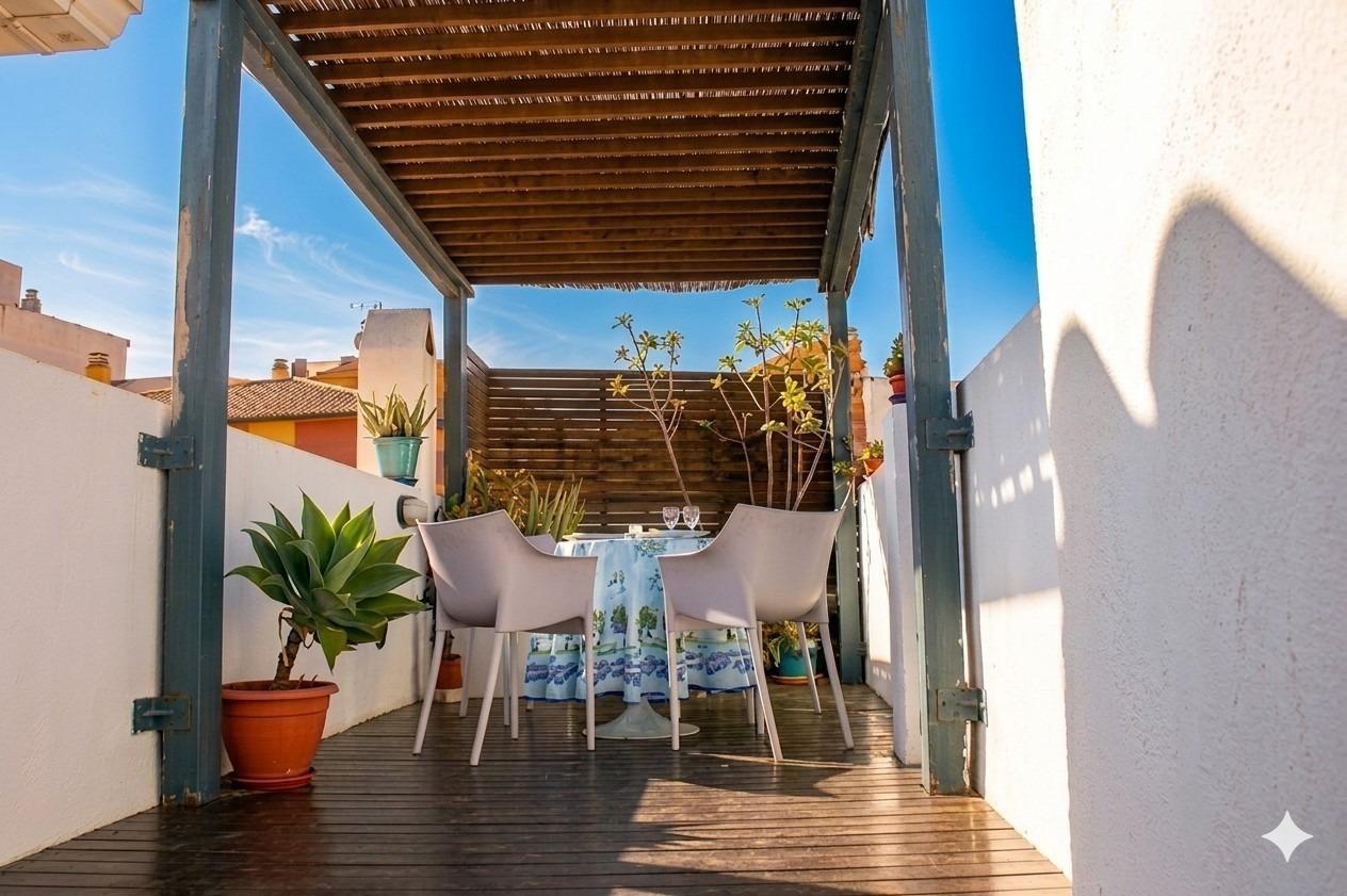 Ático con terraza junto a Casa de Picasso en Málaga
